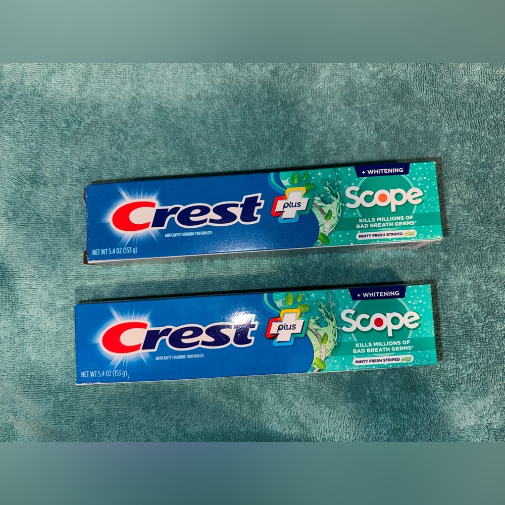 Crest Plus Scope Minty Fresh Toothpaste